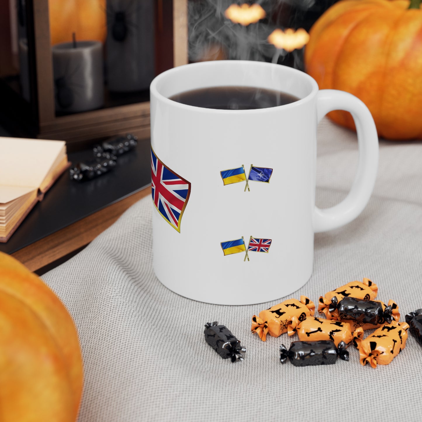 Ukrainian-UK NATO Supporter Mug