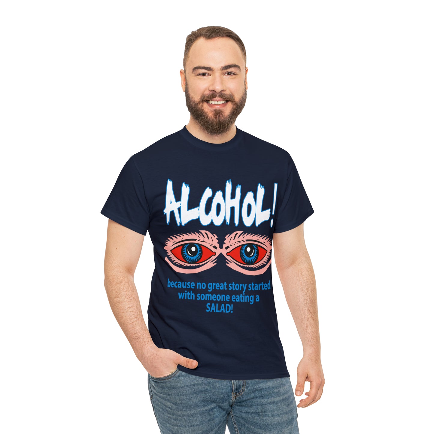 "ALC****" vs Salad  - Funny Shirt - Unisex Heavy Cotton Tee - USA