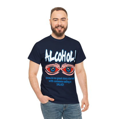 "ALC****" vs Salad  - Funny Shirt - Unisex Heavy Cotton Tee - USA
