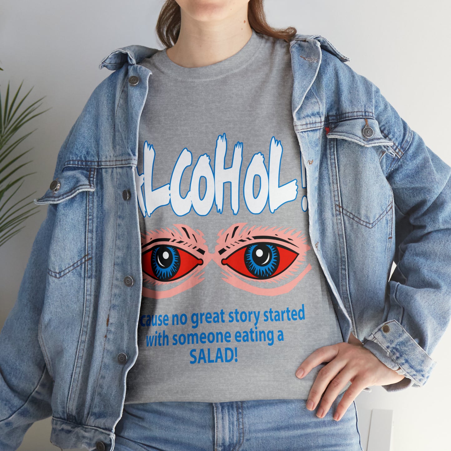 "ALC****" vs Salad - Funny Unisex Heavy Cotton Tee - AUS