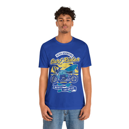 SURF RIDER - Printed in the USA - Unisex Jersey Short Sleeve Tee