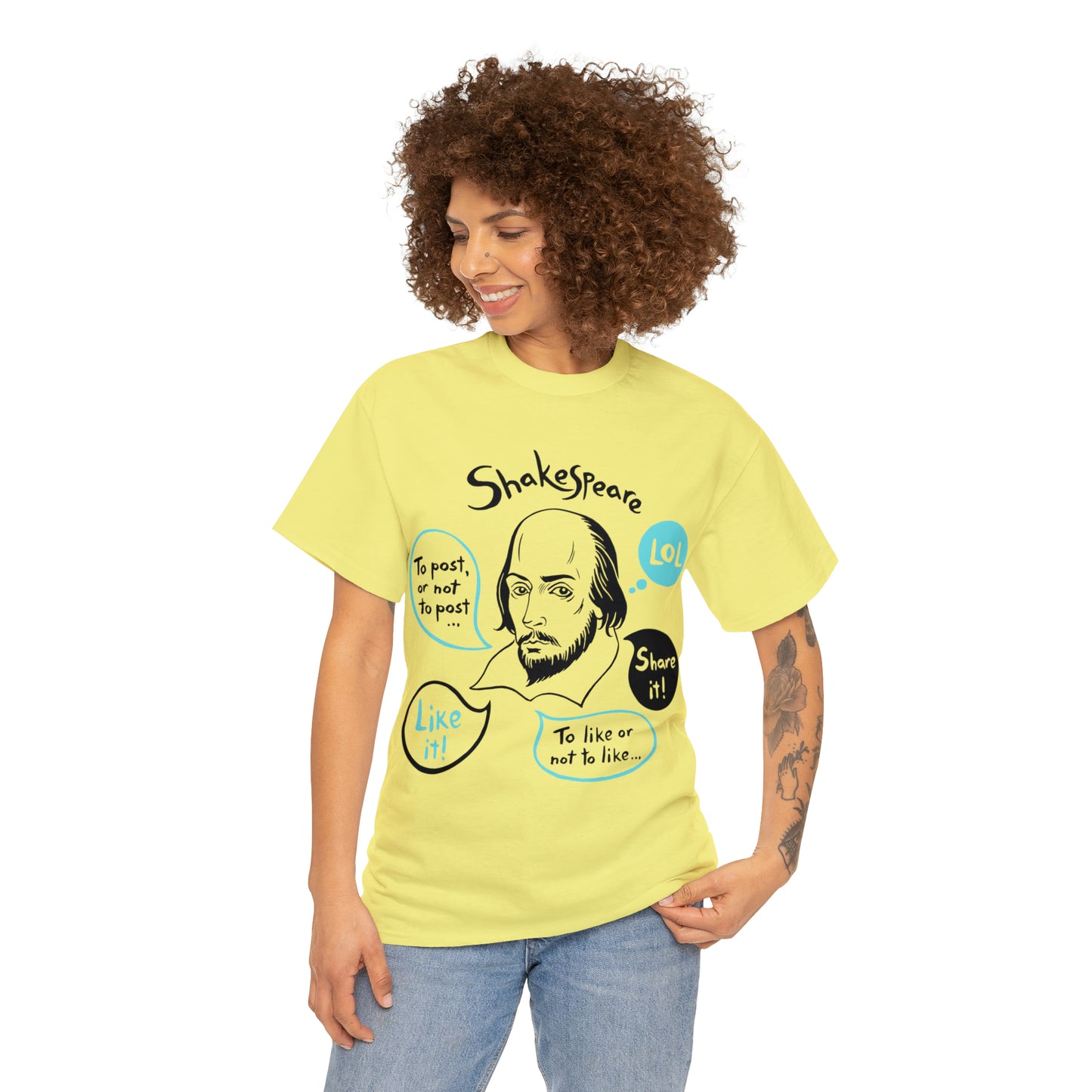21st Century SHAKESPEARE  (light) - Unisex Heavy Cotton Tee