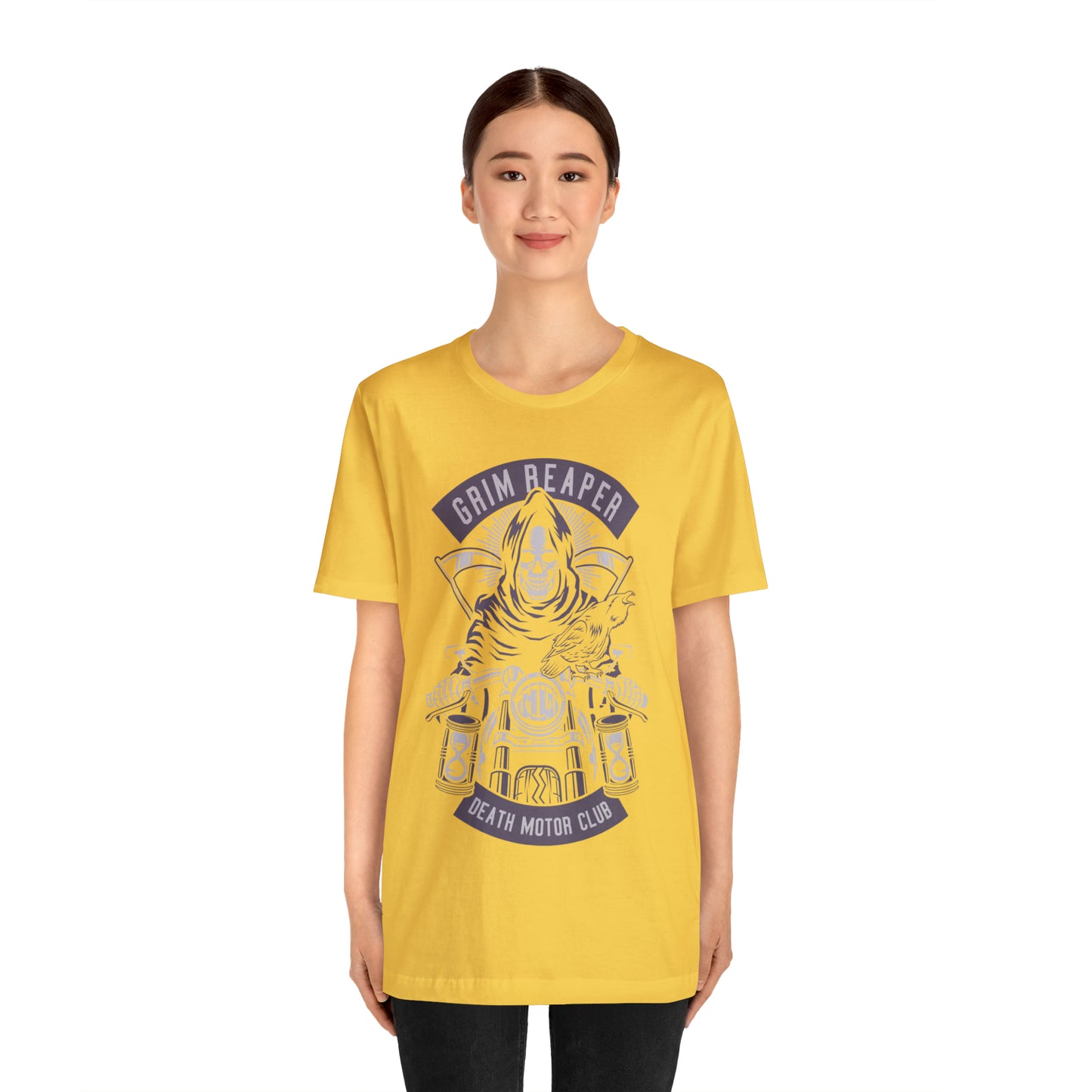 GRIM REAPER Moto Club - Unisex Jersey Short Sleeve Tee