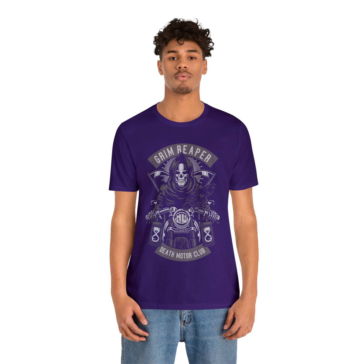 GRIM REAPER Moto Club - Unisex Jersey Short Sleeve Tee
