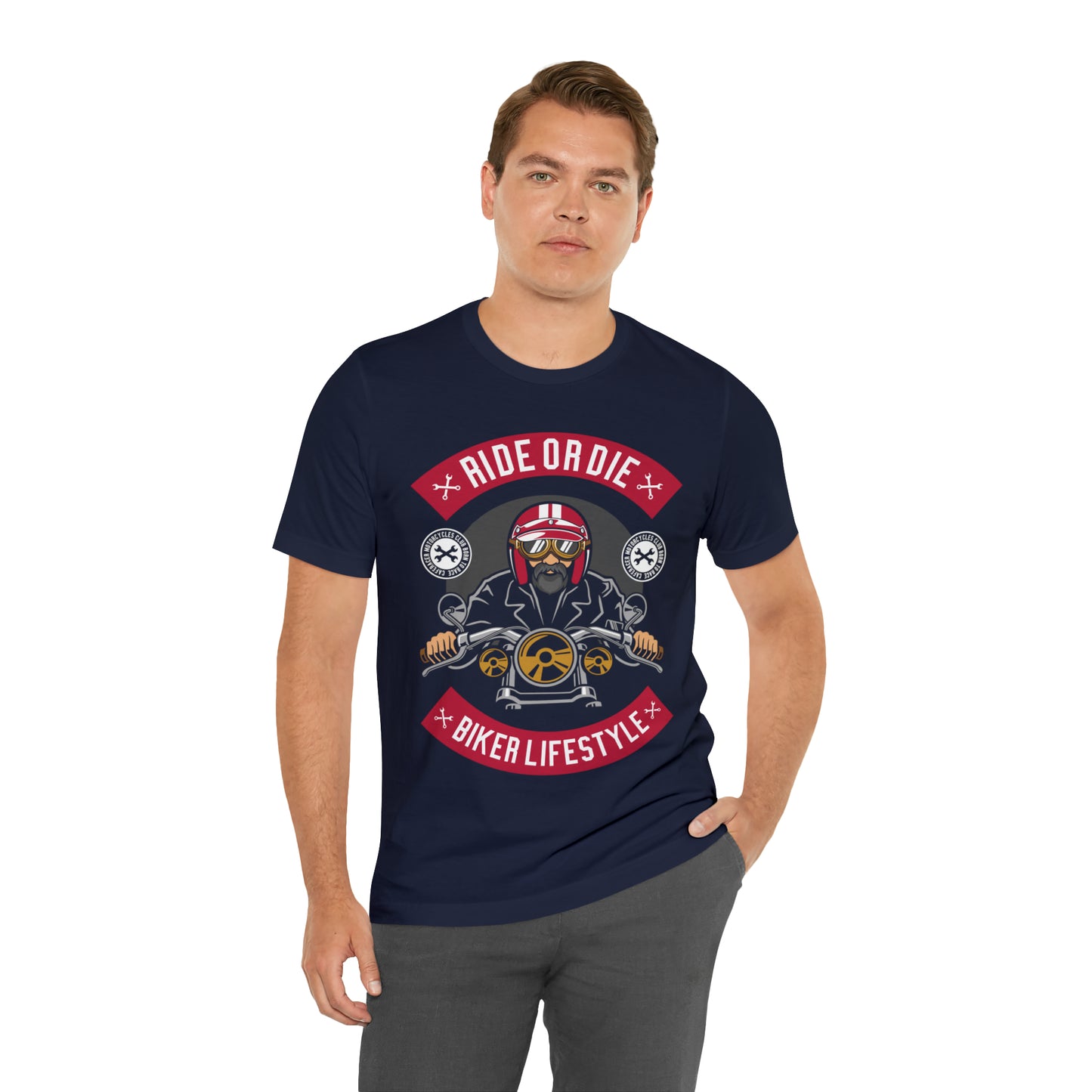 BIKER LIFESTYLE - Ride or Die - Unisex Jersey Short Sleeve Tee