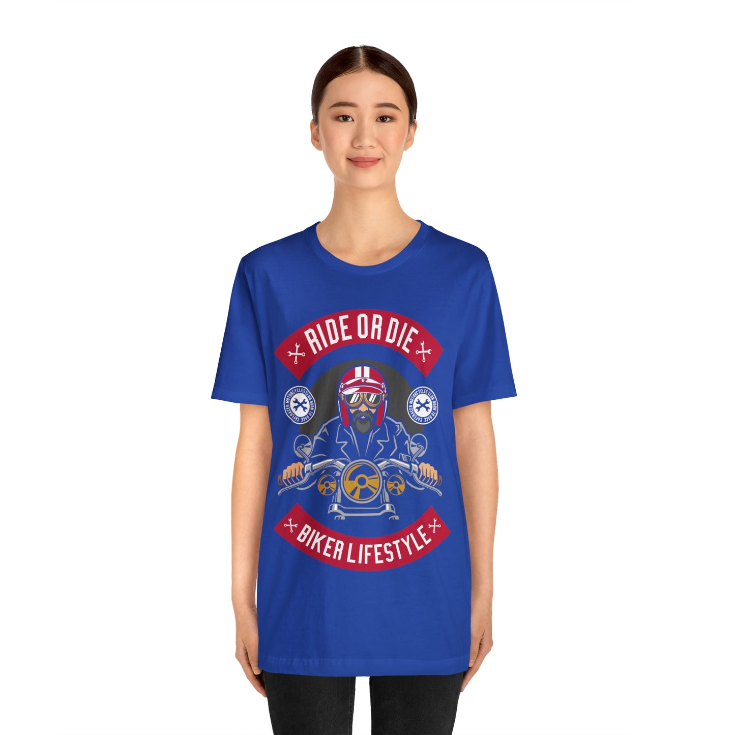 BIKER LIFESTYLE - Ride or Die - Unisex Jersey Short Sleeve Tee