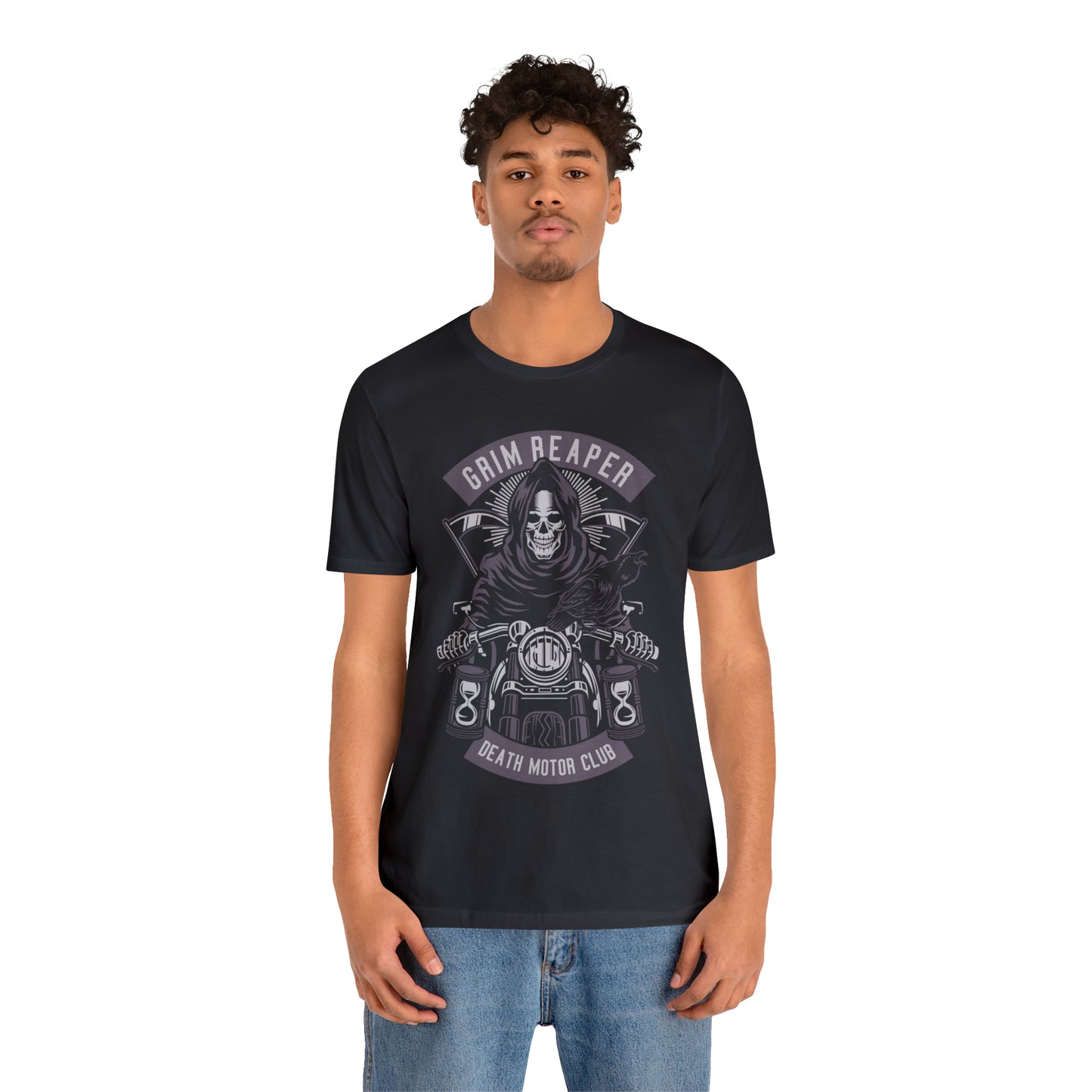 GRIM REAPER Moto Club - Unisex Jersey Short Sleeve Tee