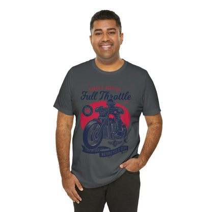 FULL THROTTLE Parts & Service - Unisex Jersey Short Sleeve Tee