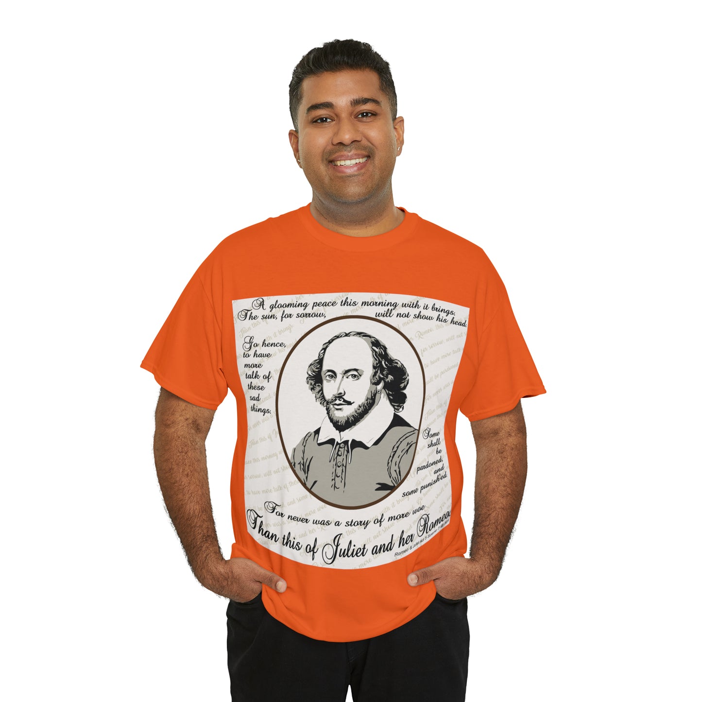 No Greater Tale of Woe... Juliet & Romeo.- Unisex Heavy Cotton Tee