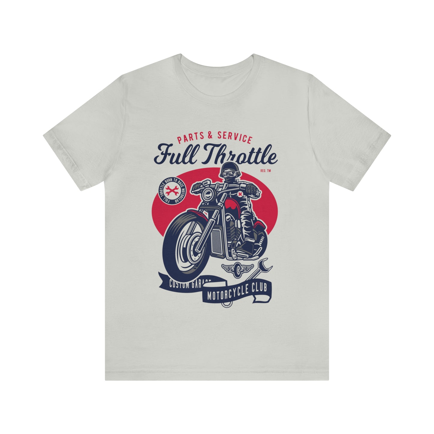 FULL THROTTLE Parts & Service - Unisex Jersey Short Sleeve Tee