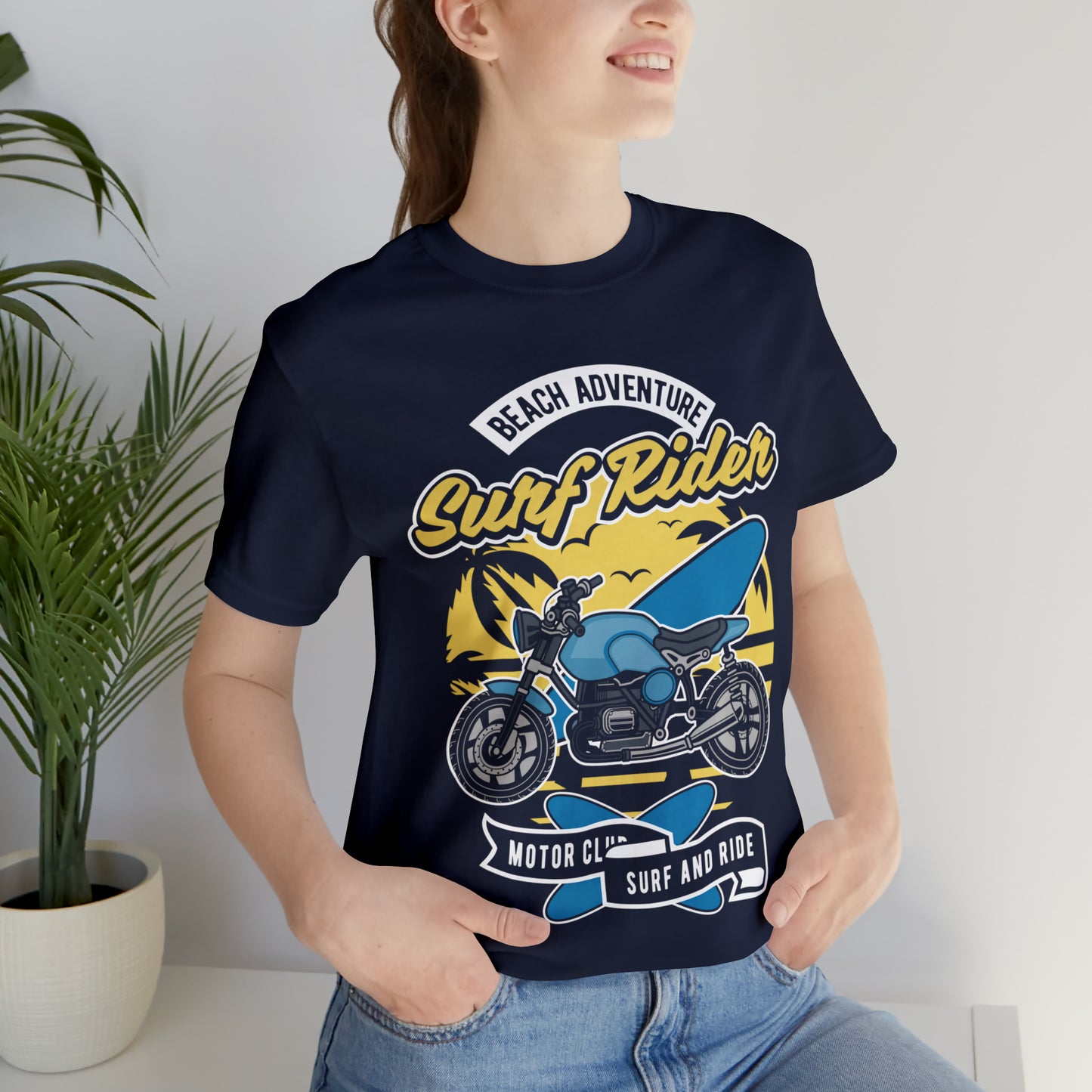 SURF RIDER - Printed in the USA - Unisex Jersey Short Sleeve Tee