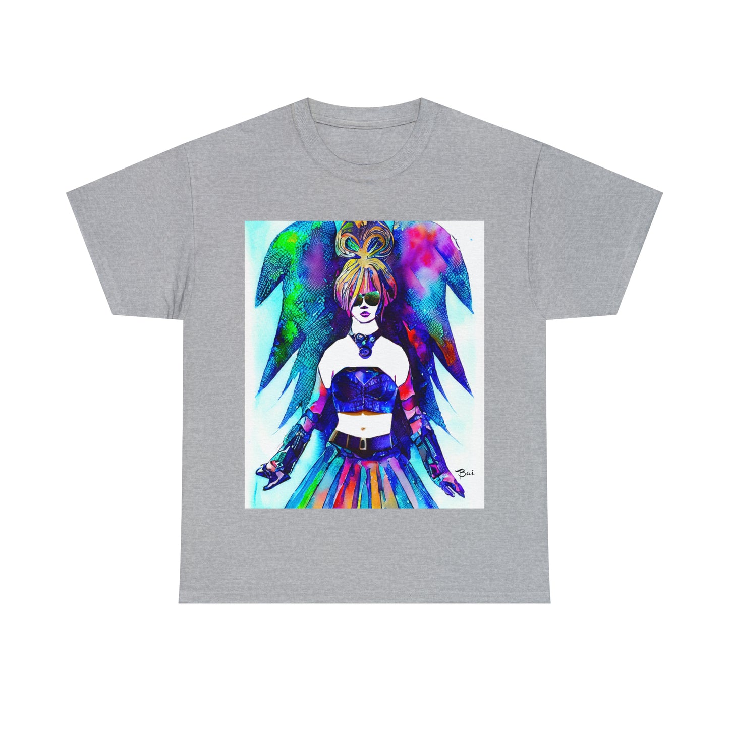 CYBER GIRL - Airt on a Shirt  - Unisex Heavy Cotton Tee - AUS