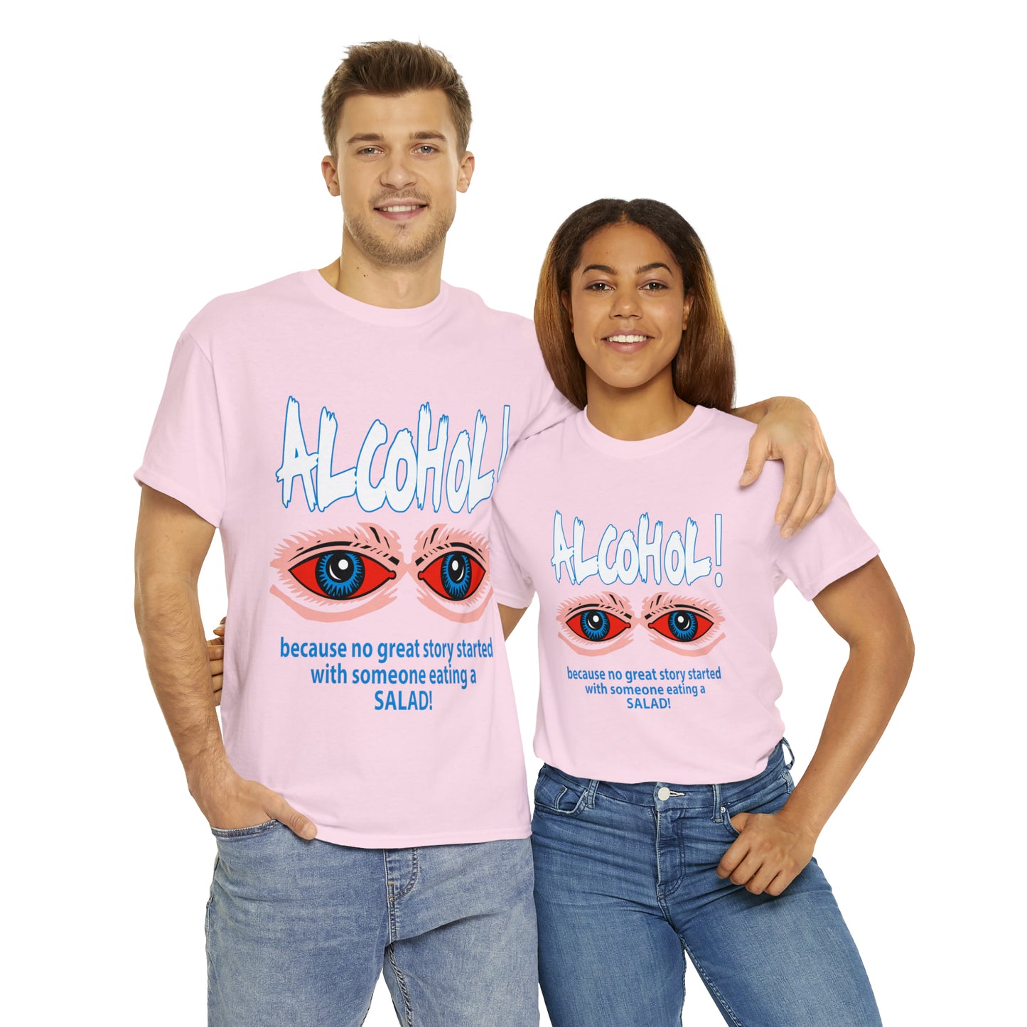 "ALC****" vs Salad - Funny Unisex Heavy Cotton Tee - AUS