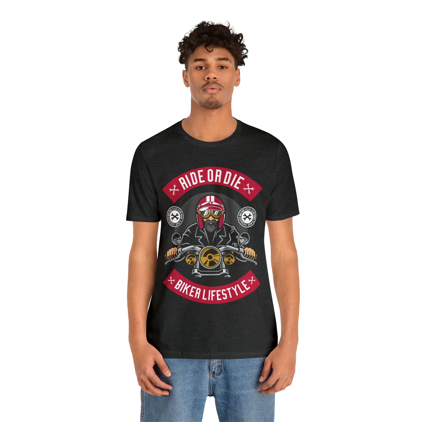 BIKER LIFESTYLE - Ride or Die - Unisex Jersey Short Sleeve Tee