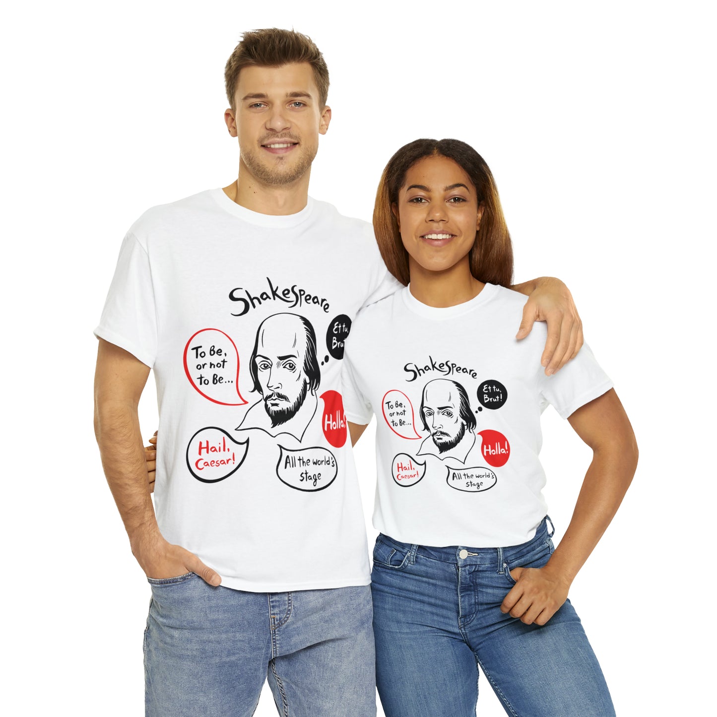 SHAKESPEARE (light) - Unisex Heavy Cotton Tee