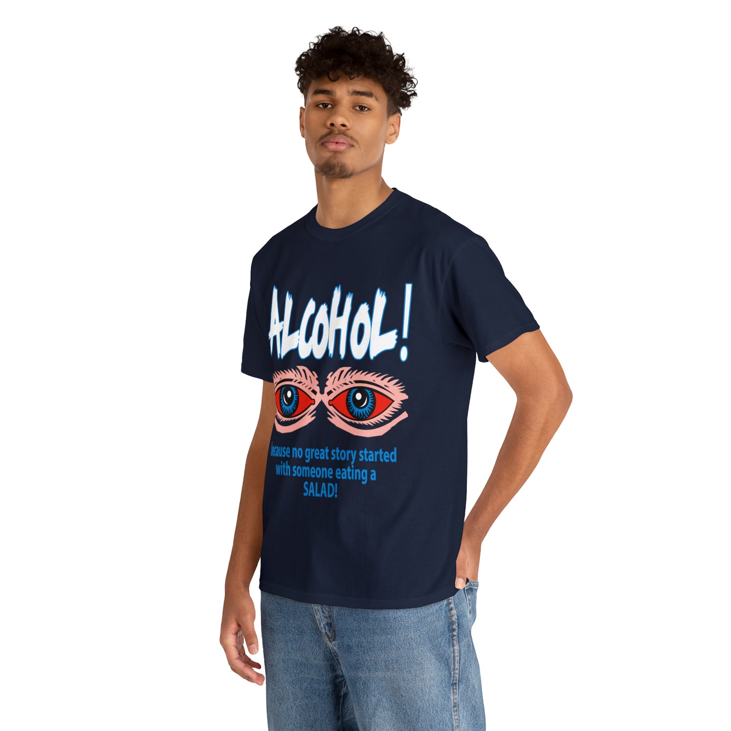 "ALC****" vs Salad  - Funny Shirt - Unisex Heavy Cotton Tee - USA