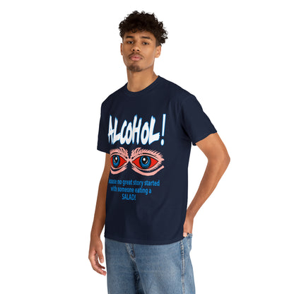 "ALC****" vs Salad  - Funny Shirt - Unisex Heavy Cotton Tee - USA