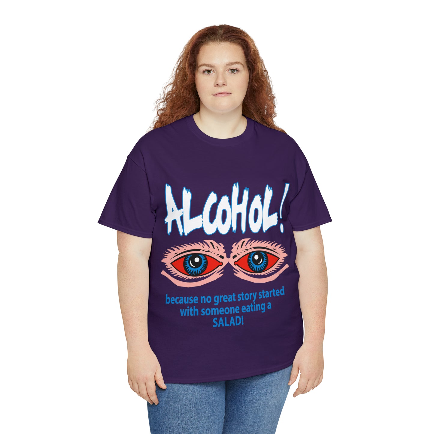 "ALC****" vs Salad - Funny Unisex Heavy Cotton Tee - AUS
