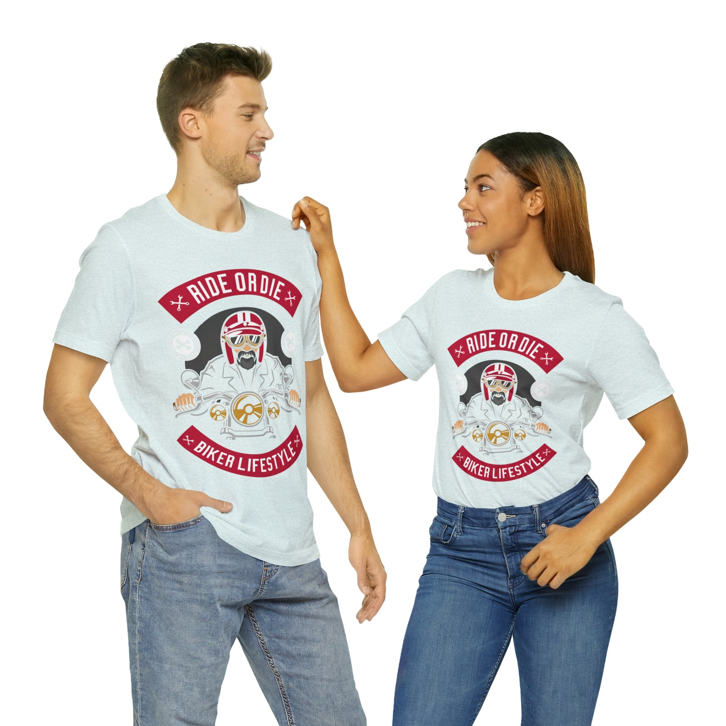 BIKER LIFESTYLE - Ride or Die - Unisex Jersey Short Sleeve Tee