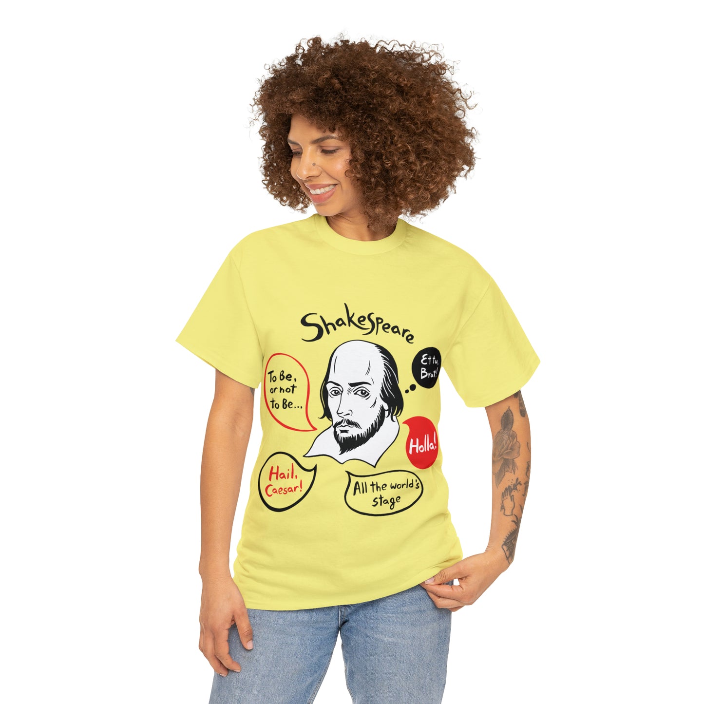 SHAKESPEARE (light) - Unisex Heavy Cotton Tee
