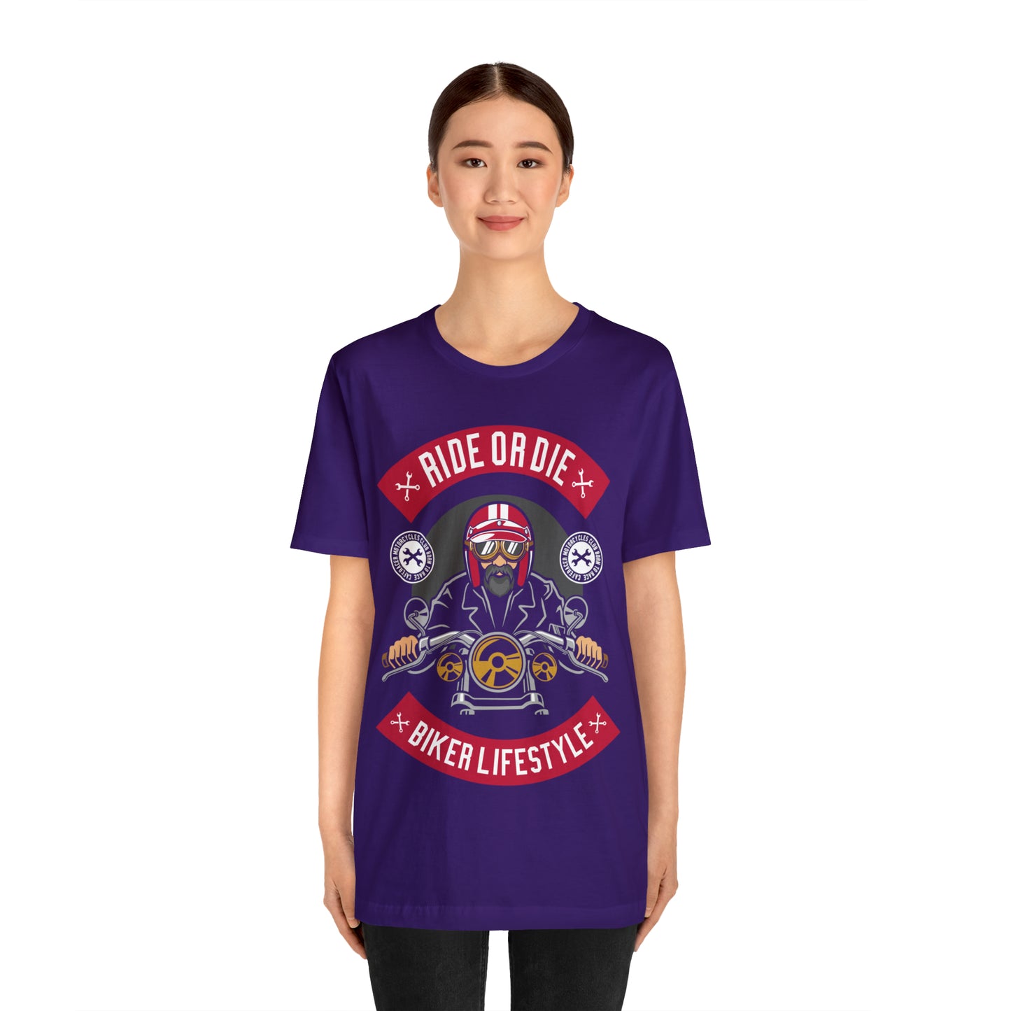 BIKER LIFESTYLE - Ride or Die - Unisex Jersey Short Sleeve Tee