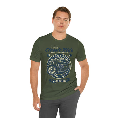 MILITARY RIDE Classic Pride - Unisex Jersey Short Sleeve Tee