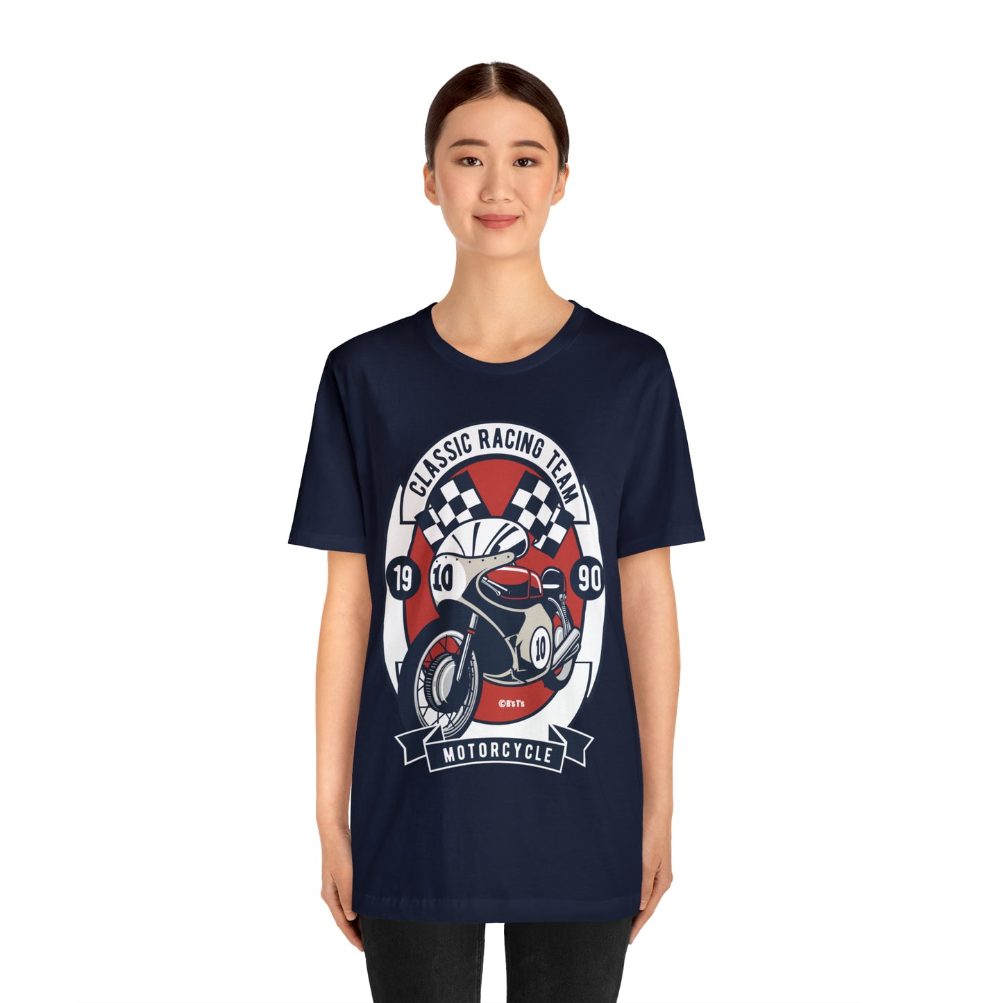 CLASSIC MOTORCYCLE RACING TEAM - Unisex Jersey Short Sleeve Tee