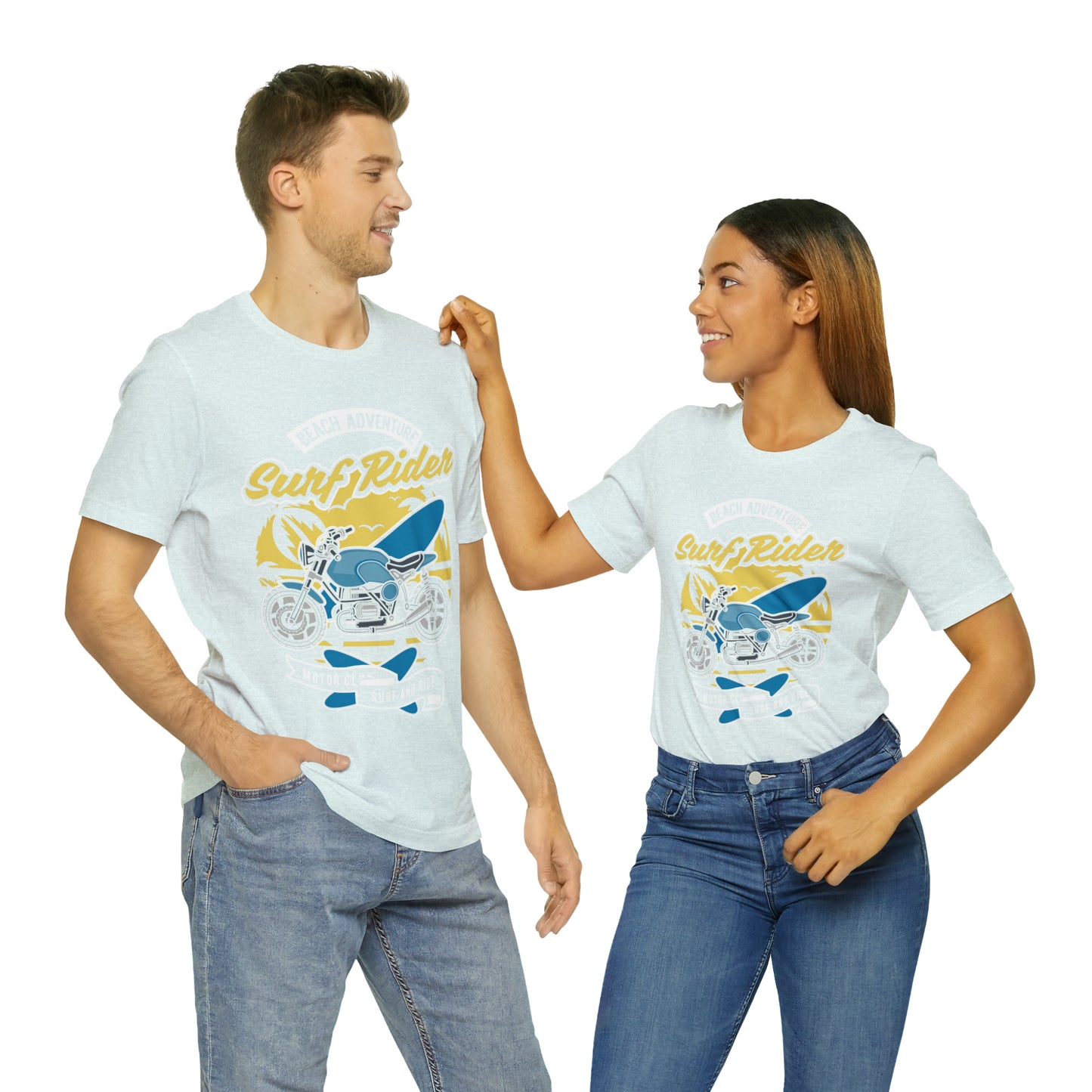 SURF RIDER - Printed in the USA - Unisex Jersey Short Sleeve Tee