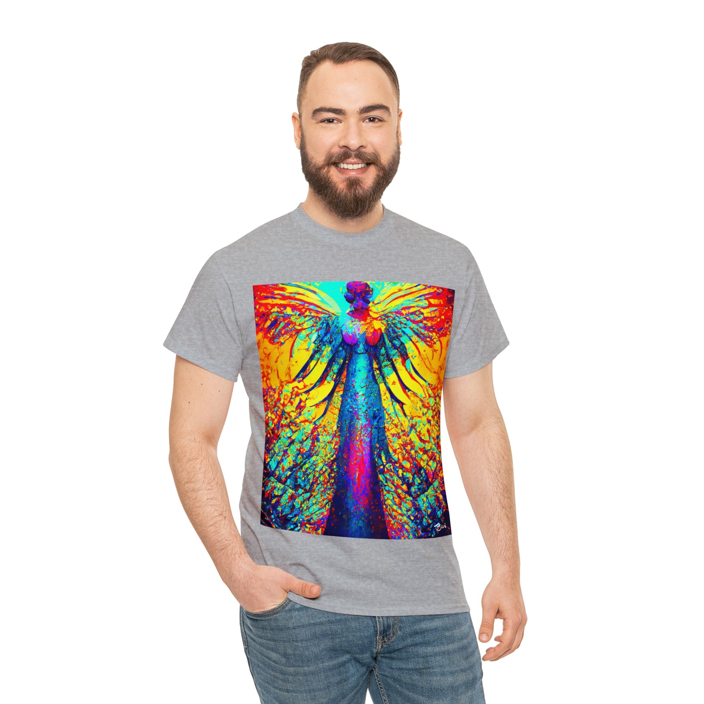GUARDIAN MOTHER - Airt on a Shirt  - Unisex Heavy Cotton Tee - AUS