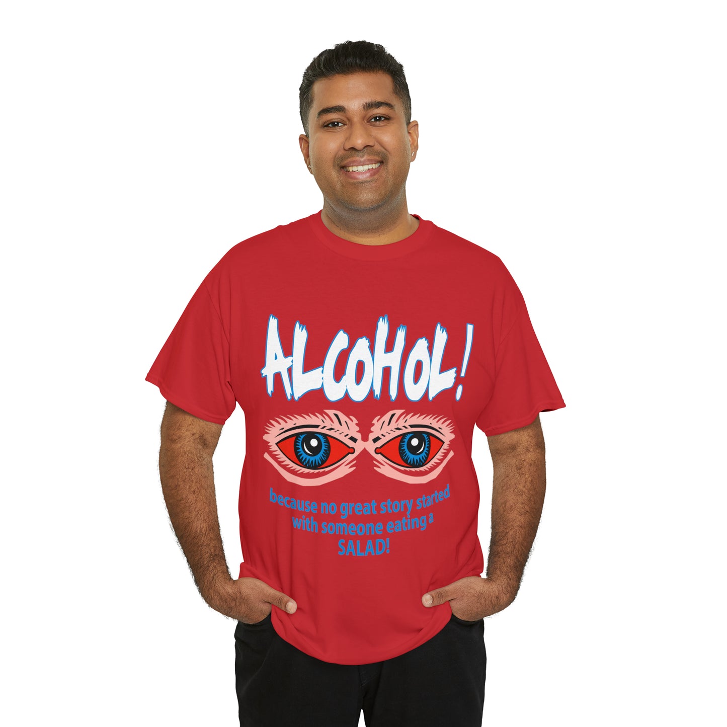 "ALC****" vs Salad  - Funny Shirt - Unisex Heavy Cotton Tee - USA