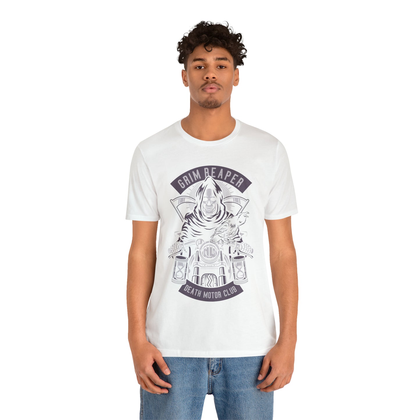 GRIM REAPER Moto Club - Unisex Jersey Short Sleeve Tee