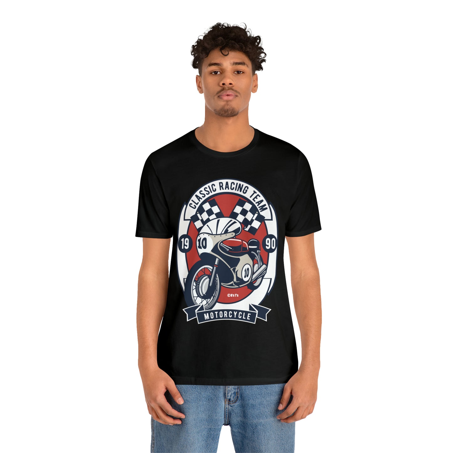 CLASSIC MOTORCYCLE RACING TEAM - Unisex Jersey Short Sleeve Tee