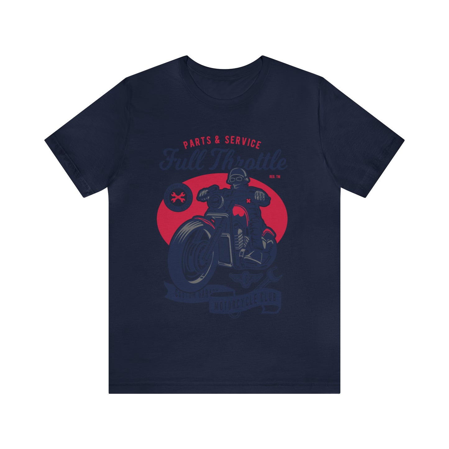 FULL THROTTLE Parts & Service - Unisex Jersey Short Sleeve Tee