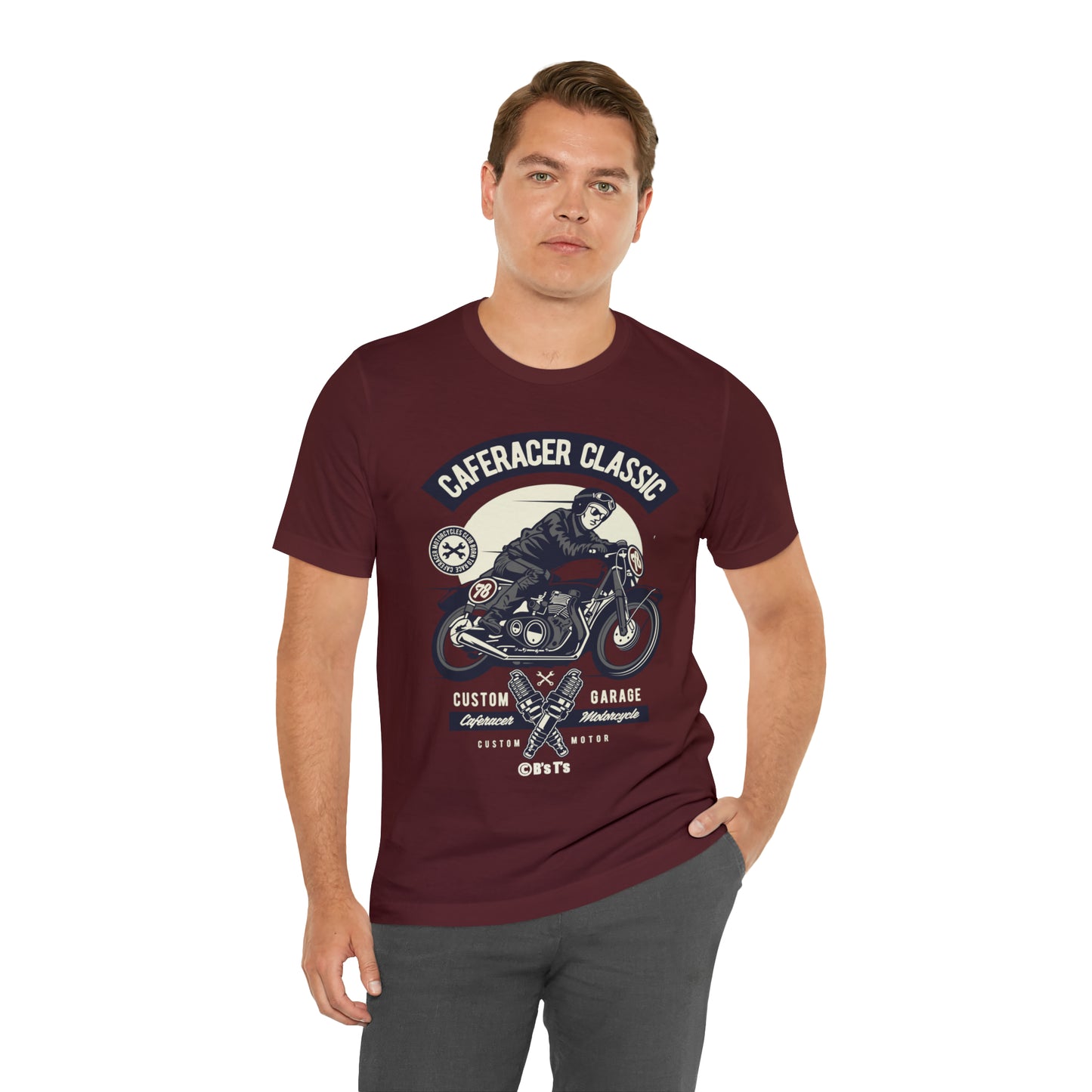CAFE RACER Classic - Unisex Jersey Short Sleeve Tee