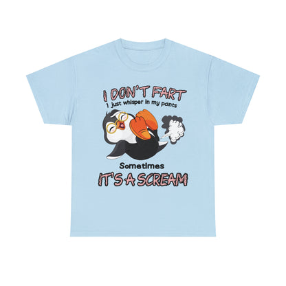 I DON'T FA*T - Funny Unisex Heavy Cotton Tee - USA