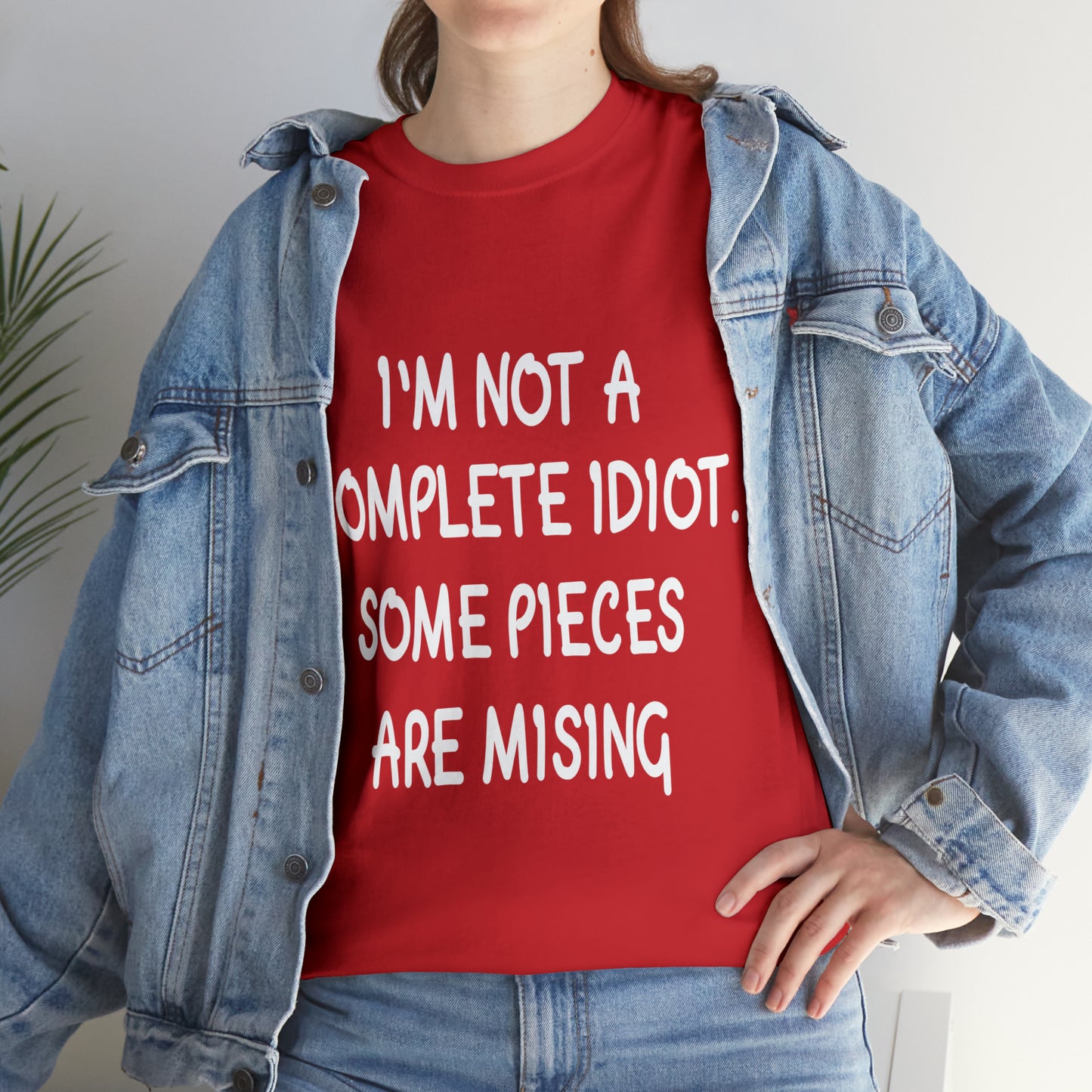 I'M NOT A COMPLETE ID***  - Unisex Heavy Cotton Tee - AUS