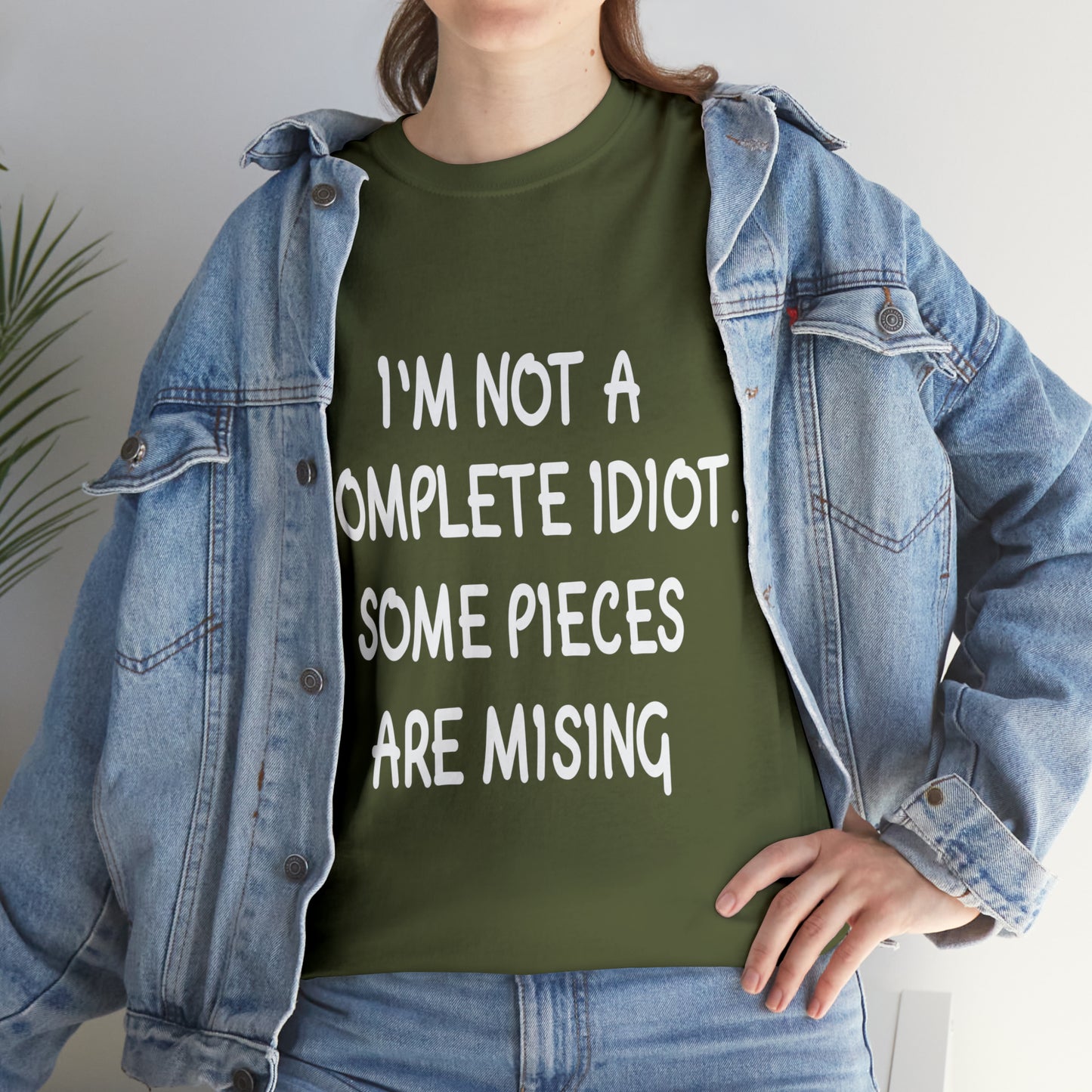 I'M NOT A COMPLETE ID***  - Unisex Heavy Cotton Tee - AUS