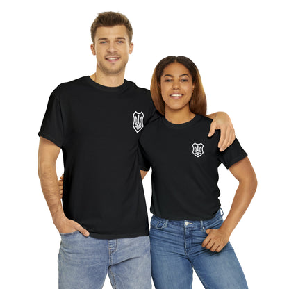 ICONIC UKRAINIAN TRIDENT T-SHIRT version 2 - Unisex Heavy Cotton Tee - AUS