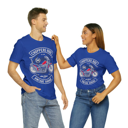 CHOPPERS RIDE Vintage Classic - Unisex Jersey Short Sleeve Tee