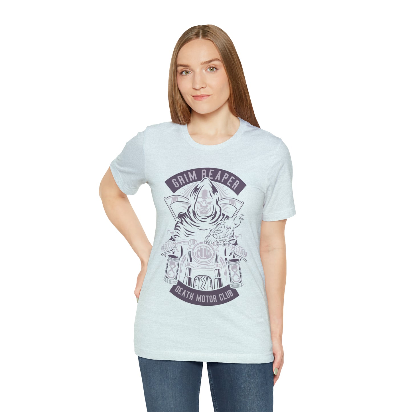 GRIM REAPER Moto Club - Unisex Jersey Short Sleeve Tee