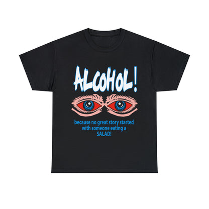 "ALC****" vs Salad  - Funny Shirt - Unisex Heavy Cotton Tee - USA