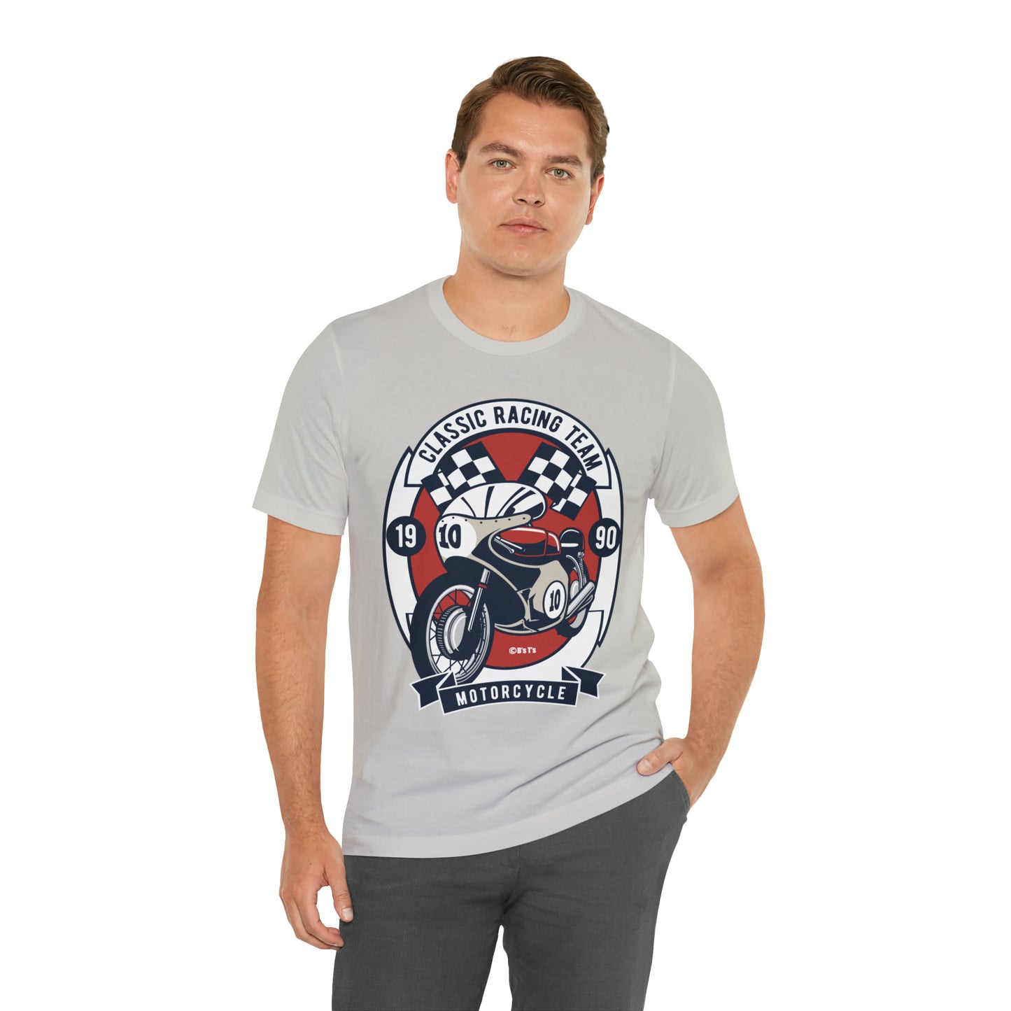 CLASSIC MOTORCYCLE RACING TEAM - Unisex Jersey Short Sleeve Tee