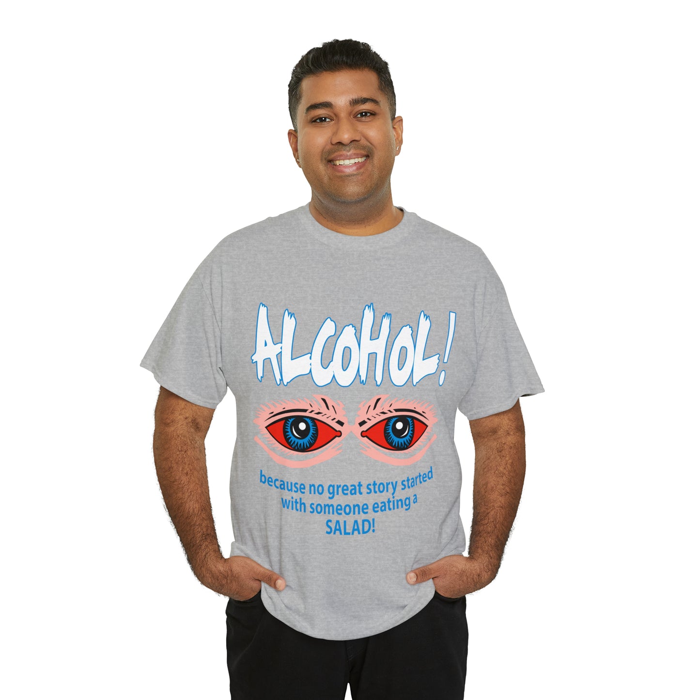 "ALC****" vs Salad  - Funny Shirt - Unisex Heavy Cotton Tee - USA