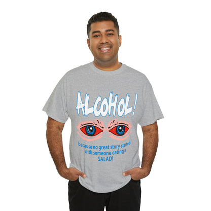 "ALC****" vs Salad  - Funny Shirt - Unisex Heavy Cotton Tee - USA