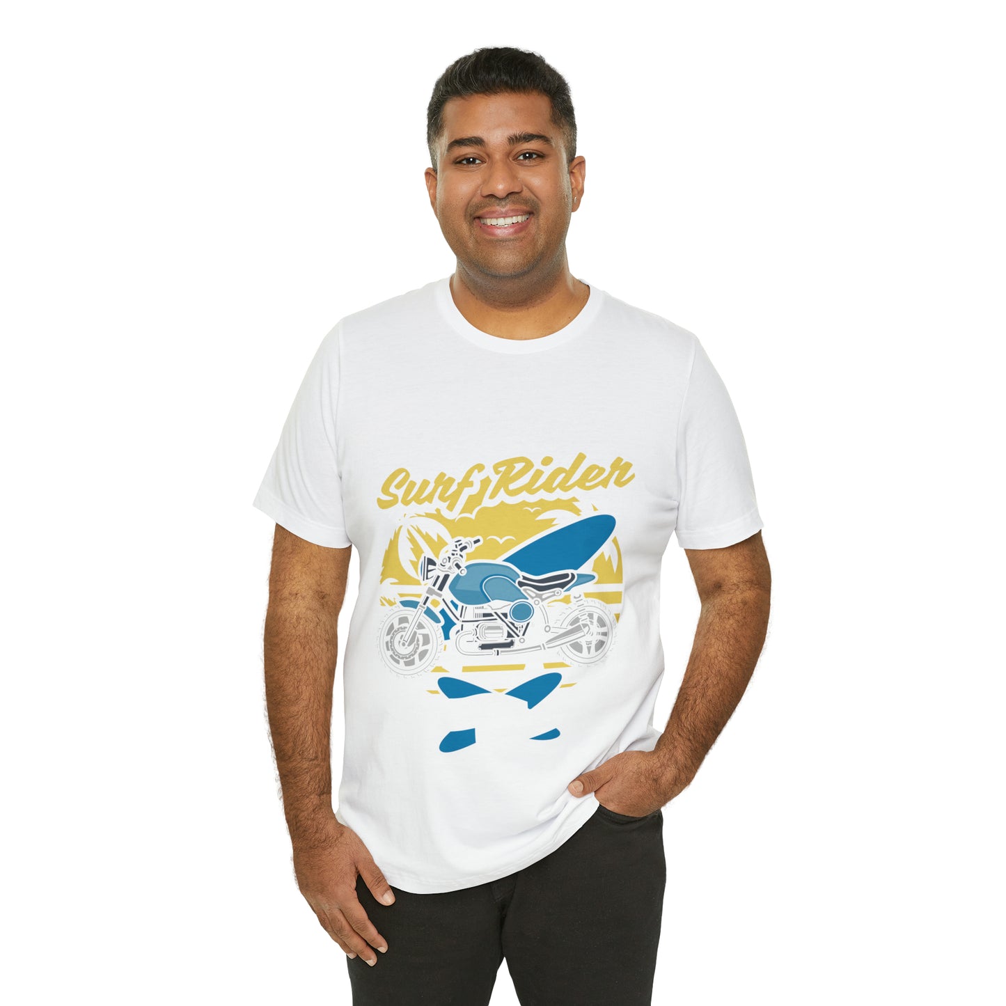 SURF RIDER - Printed in the USA - Unisex Jersey Short Sleeve Tee