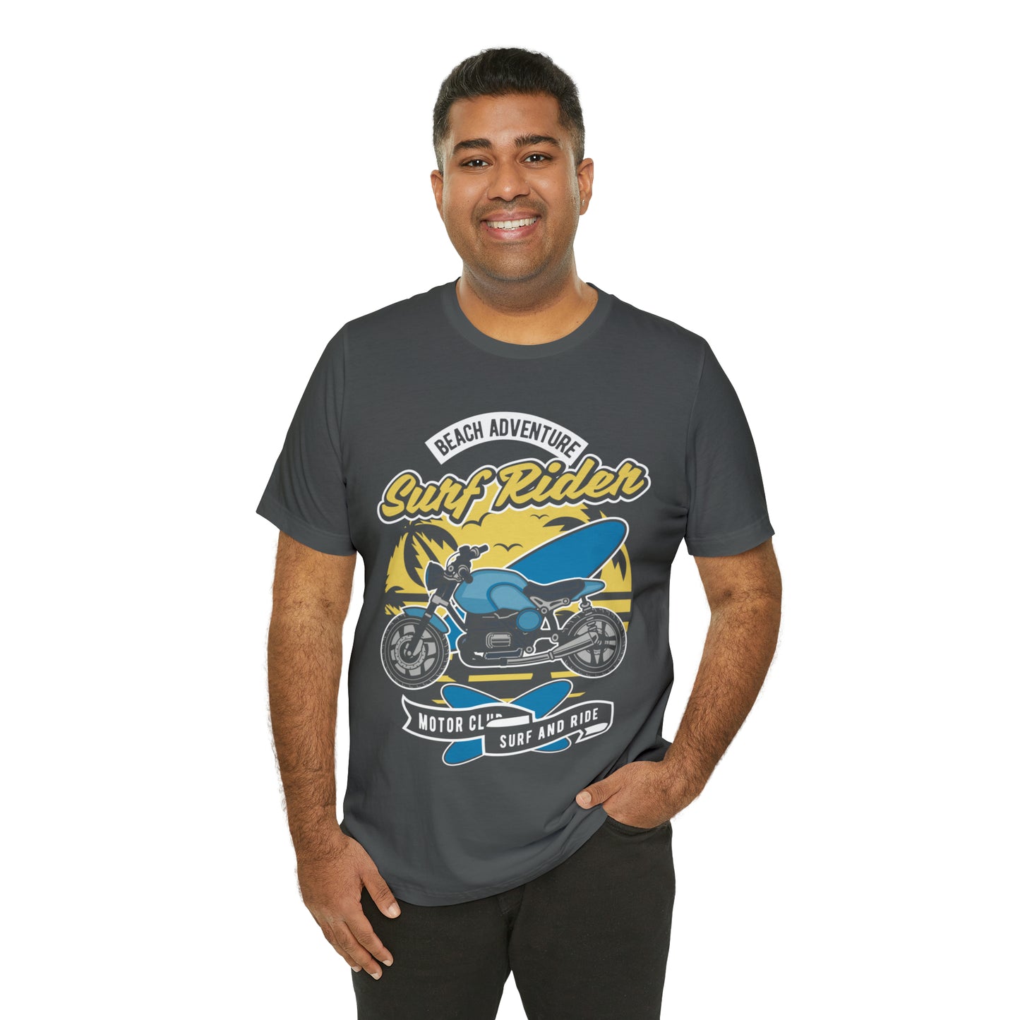 SURF RIDER - Printed in the USA - Unisex Jersey Short Sleeve Tee