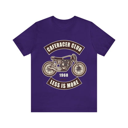 CAFE RACE CLUB Less is More - Unisex Jersey Short Sleeve Tee