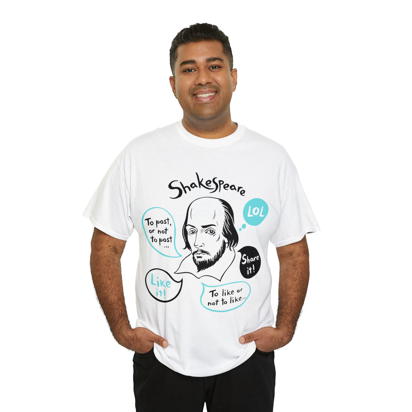 21st Century SHAKESPEARE  (light) - Unisex Heavy Cotton Tee