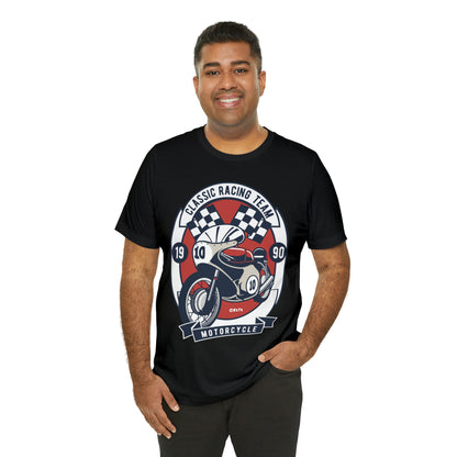 CLASSIC MOTORCYCLE RACING TEAM - Unisex Jersey Short Sleeve Tee