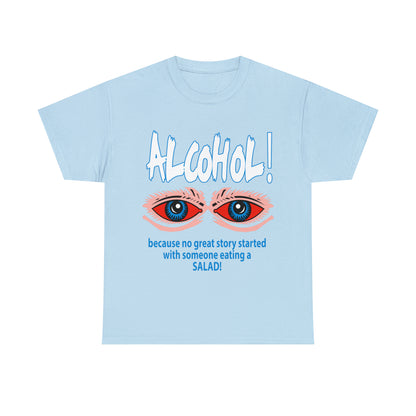 "ALC****" vs Salad  - Funny Shirt - Unisex Heavy Cotton Tee - USA